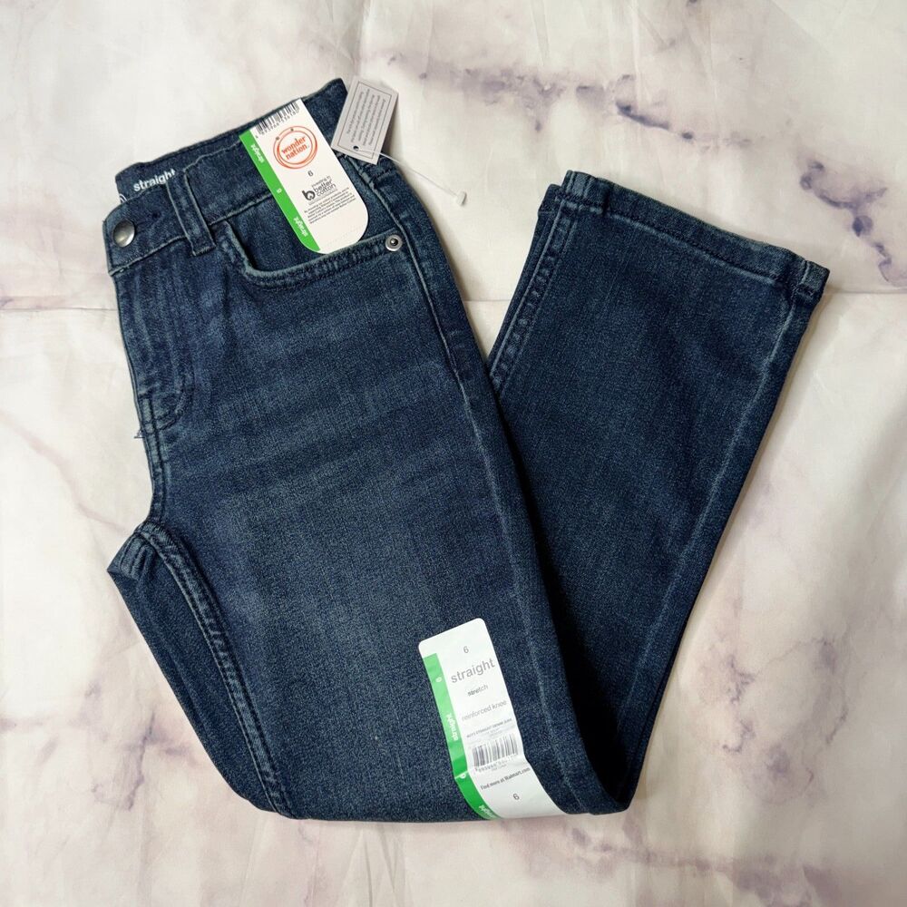 Wonder Nation Boy's Straight Denim Jeans